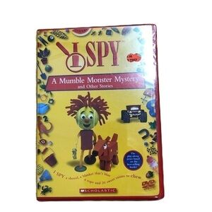 I Spy A Mumble Monster Mystery DVD NEW Yellow Red Scholastic